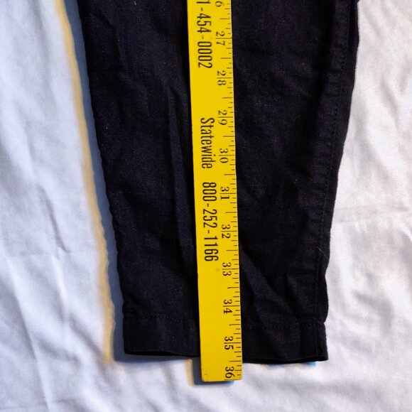 Cotton Linen Elastic Waist harem yoga pants - Picture 5 of 9